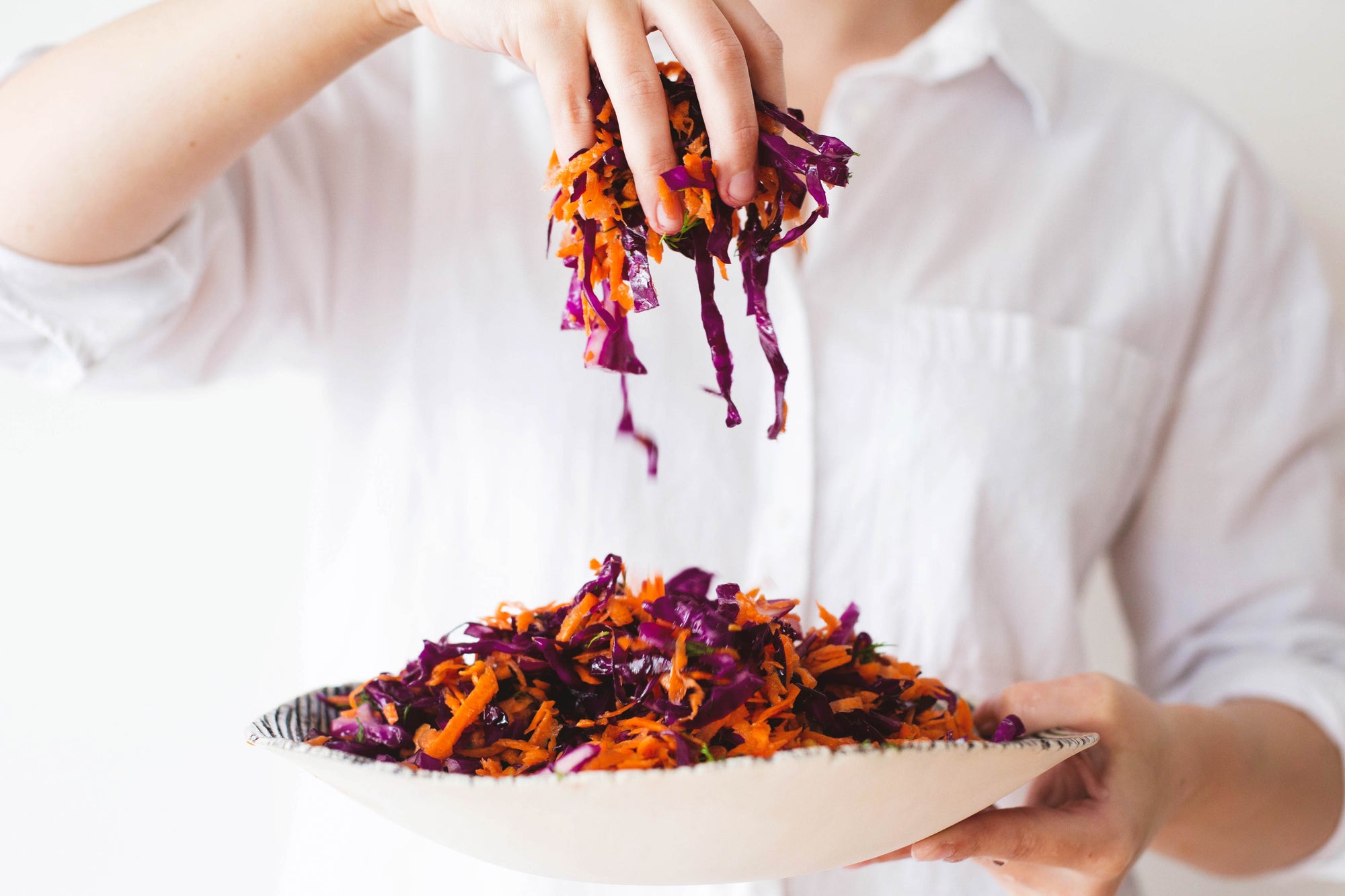 Carrot, Dill and Red Cabbage Sauerkraut