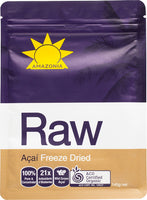 Amazonia Raw Acai Berry Freeze Dried Powder (145g)