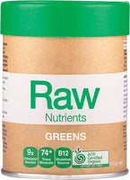 Amazonia Raw Nutrients Greens Mint & Vanilla Flavour (120g)