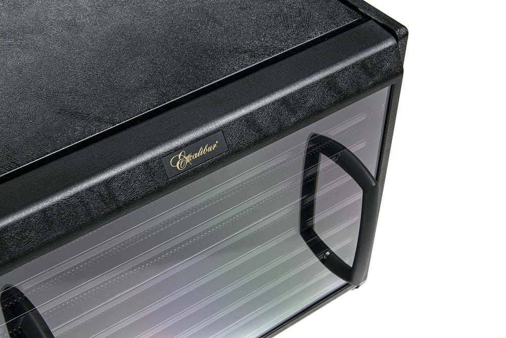 Excalibur 9-Tray Food Dehydrator with Adjustable Thermostat, in Black  (3900B) - Excalibur Dehydrator