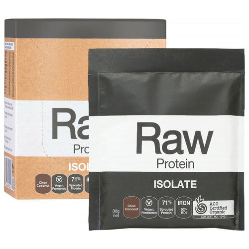AMAZONIA Raw Protein Isolate Chocolate & Coconut (12x30g)