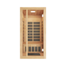 Kiva Wellness Rise 1 Person Far-Infrared Sauna with Chromotherapy Light